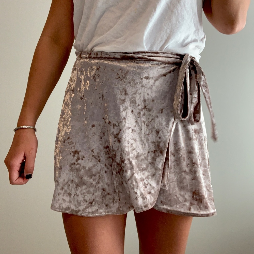 Velvet Party Skirt